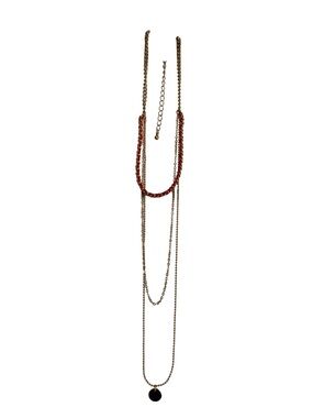 CHARISMA Women’s Set of (3) Gold Red Crystal Necklaces